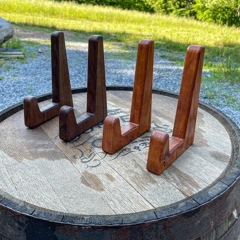 Black Walnut OR Cherry Wood Cutting Board Display Stands/charcuterie