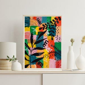 Abstract Botanical Poster Print