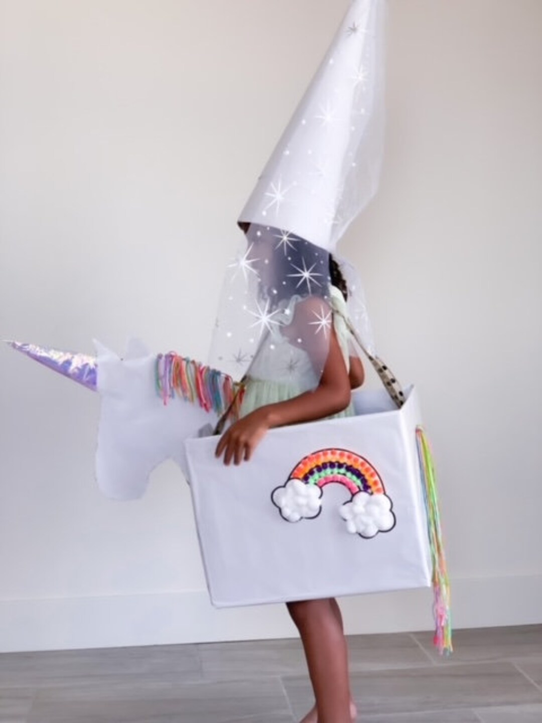 Kids/adult Craft Unicorn Halloween Costume PDF Instructions photo