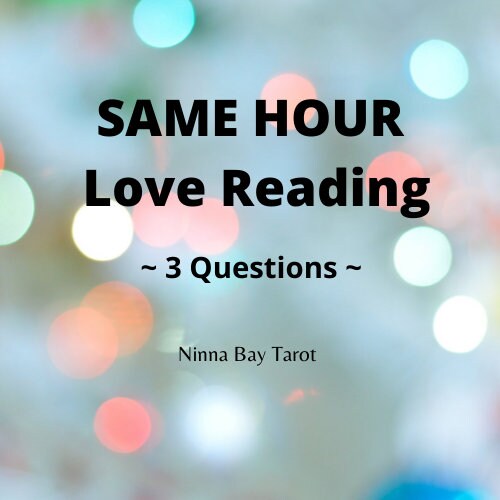 ONE HOUR Ask Any 3 Questions Tarot Love Reading | Tarot Card Reading | Intuitive Card Reading | Same Hour Reading | Trusted Accurate Reader
