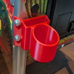 Soporte para bebidas de máquina de pinball - Pin-Pal: El compañero de parachoques + Soporte para teléfono multifunción - Accesorio esencial para arcade y pinball