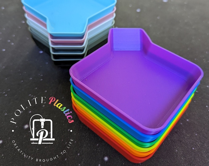 12x Board Game Piece Token Holder Stackable Game Tray Bits, Beads, Piece Organizers HOT