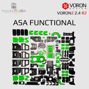 Voron 2.4 R2 ASA Functional Parts Kit Stealthburner Multi Color Threaded Inserts Fast Delivery MPX Formbot LDO + Others