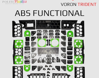 Voron Trident ABS Functional Parts Kit: Stealthburner, Fast Delivery