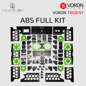 Voron Trident (ABS) Full Parts Kit Stealthburner Multi Color Threaded Inserts Fast Delivery MPX Formbot LDO + Others
