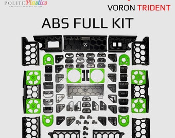 Voron Trident (ABS) Full Parts Kit Stealthburner Multi Color Threaded Inserts Fast Delivery MPX Formbot LDO + Others