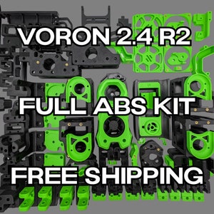 Voron 2.4 R2 (ABS) Full Printed Parts Kit Stealthburner Multi Color Threaded Inserts Same or Next Day Shipping LDO Formbot LDO + Others