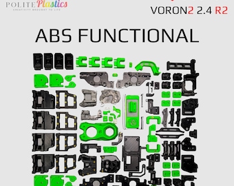 Voron 2.4 R2 Functional (ABS) Stealthburner Parts Kit Multi Color Threaded Inserts Fast Delivery MPX Formbot LDO + Others