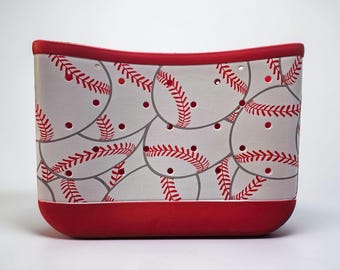 XL Baseball Red Tote Bag