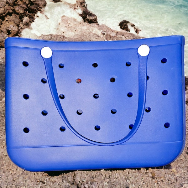 XL Royal Blue Beach Tote Bag