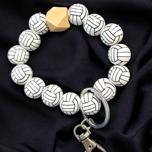 Volleyball Wristlet & Keychain