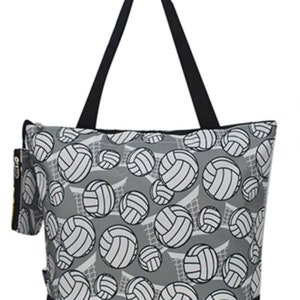 Volleyball Shoulder Tote Bag