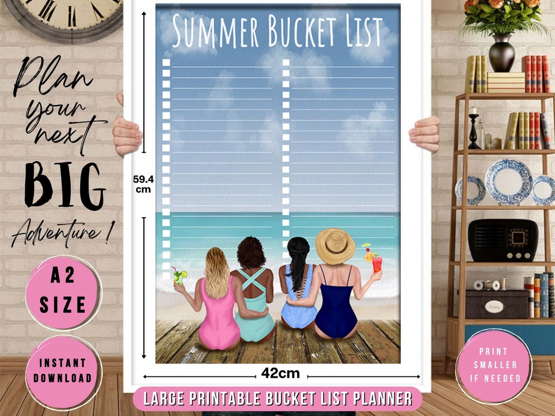 Best Friends Bucket List Printable Bucket List Summer Etsy