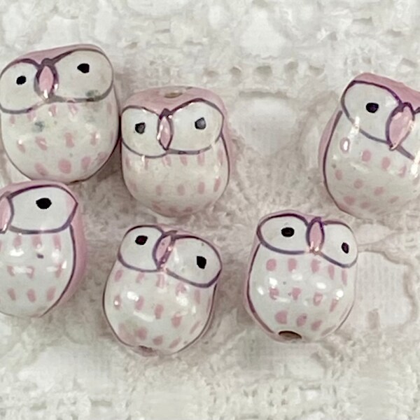 Ceramic Animal Beads Etsy