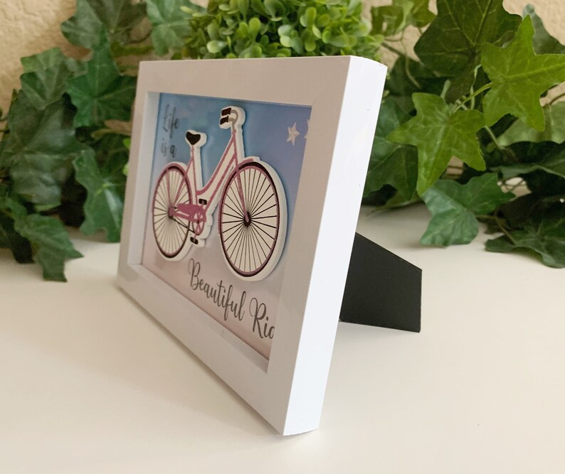 Life is A Beautiful Ride, Framed Sign, Fun Decor for Any Room, Themed