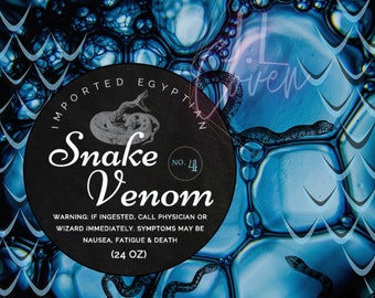 Snake Venom Tumbler design, PNG digital download