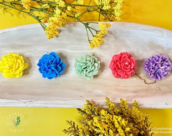 Vela de Flor/Decoração Floral/Presente/Decoração Colorida/Vela de Soja/Decoração para Casa/Vela Exclusiva/Flores/Vela Decorativa