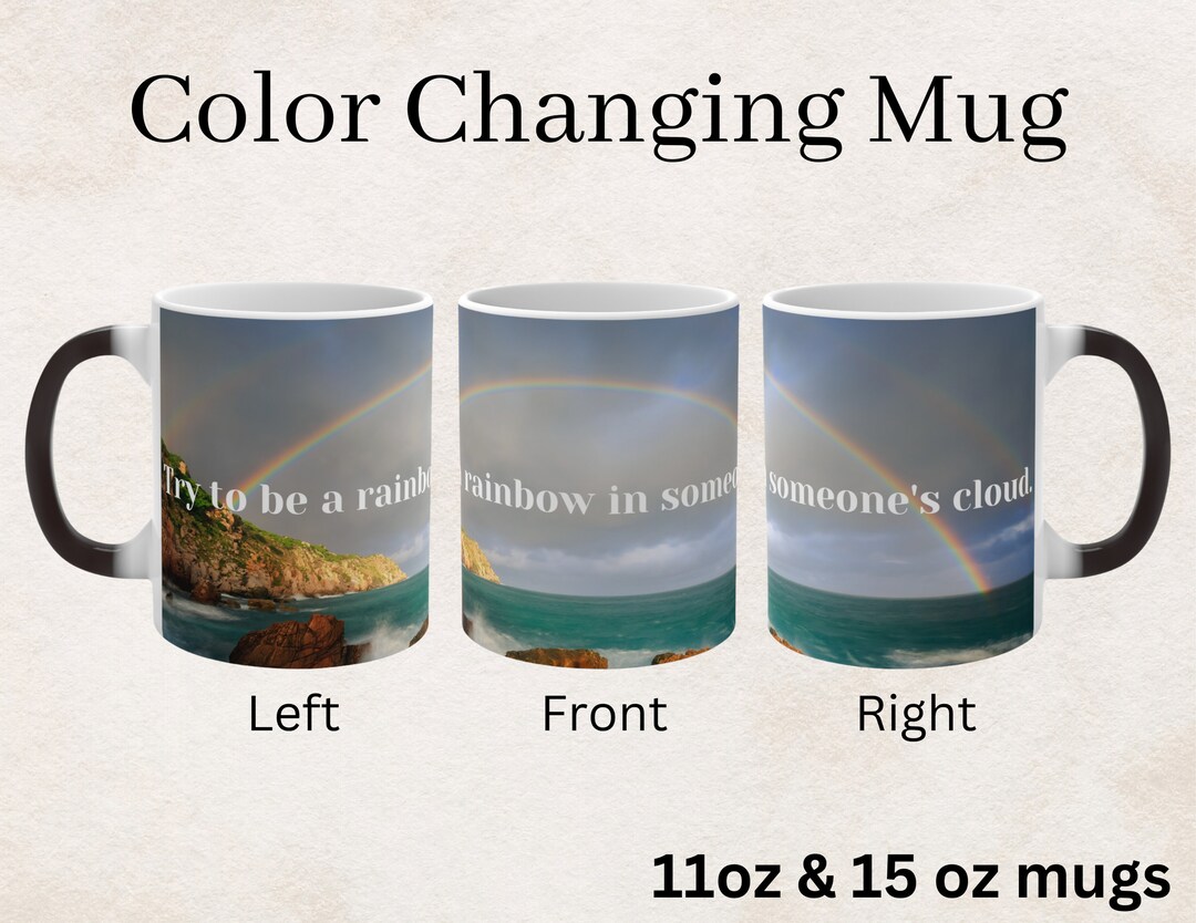 Custom Color Changing Mug Gift for Friend Gift Personalized Etsy