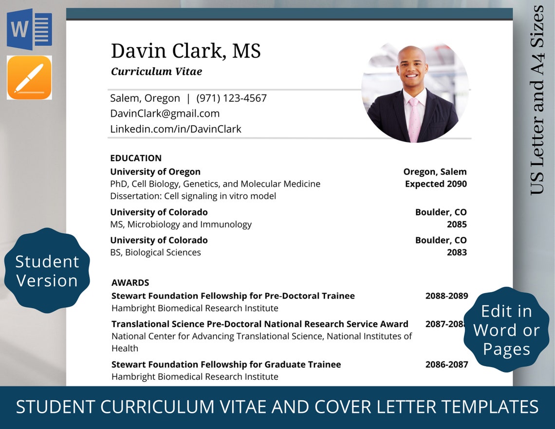 Student CV Template Professional Cover Letter Template For Job student-cv-template-professional-cover-letter-template-for-job