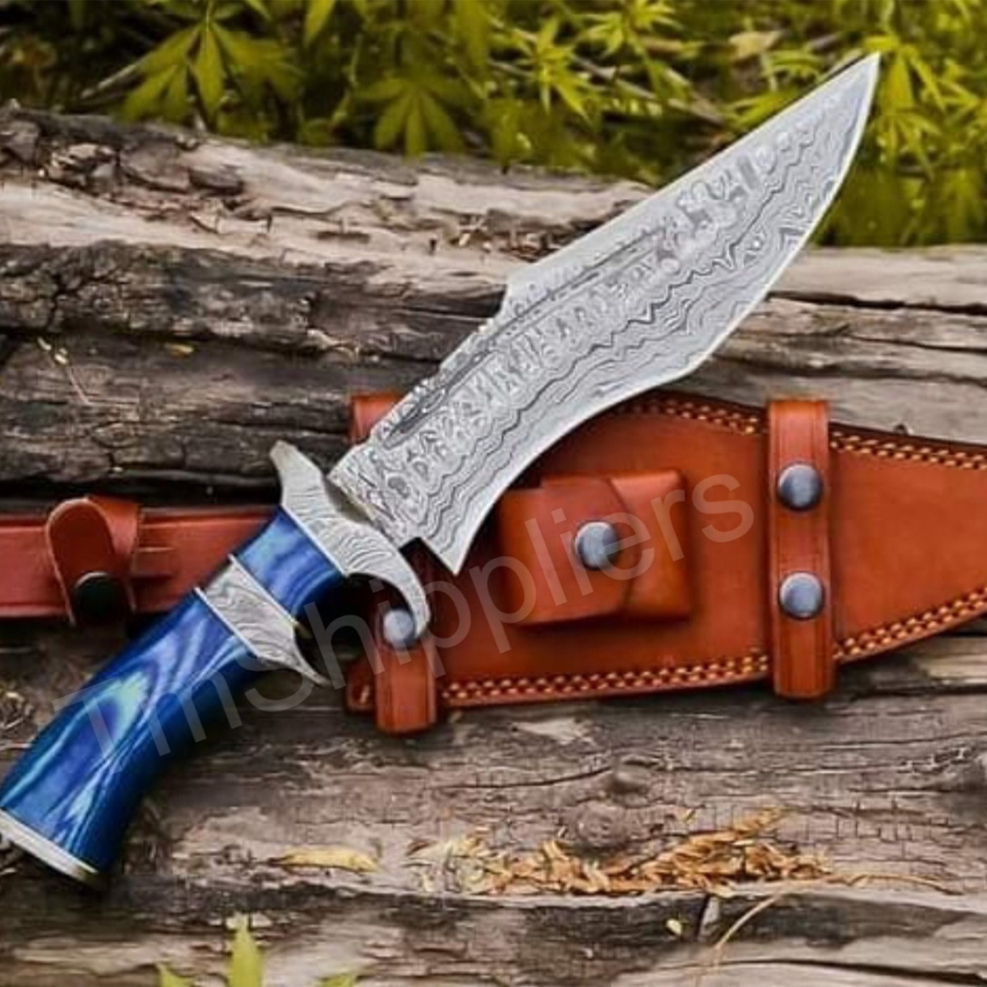 Custom Handmade Carbon Steel Jack Krauser Hunting Bowie Gut Hook Survival  Knife