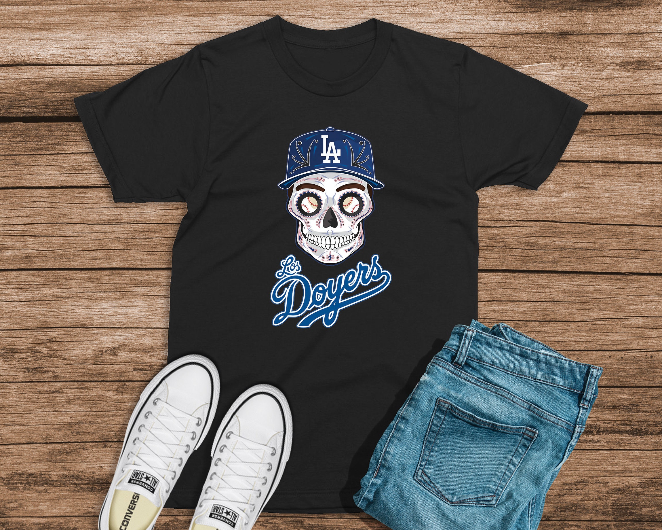 DOYERS Los Angeles Fun Baseball Mexican Pride T Shirt