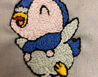 Happy Piplup Embroidery