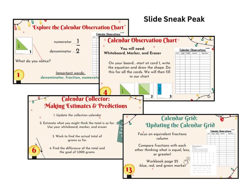3rd Grade Third Edition Bridges Number Corner December - Etsy