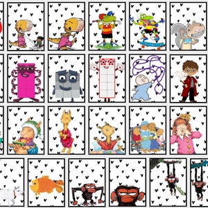 Part 2 of 2 book character posters