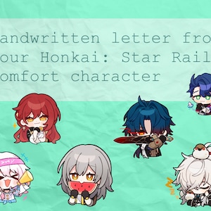Carta de tu personaje de confort de Honkai Star Rail
