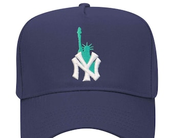 Statue of Liberty NY Baseball Cap, 3D Embroidered Dad Hat - Etsy display picture 1