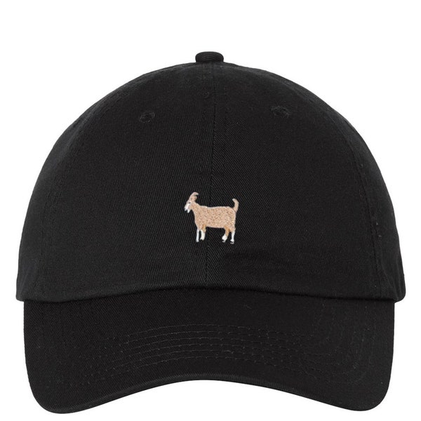 GOAT Greatest Of All Time Embroidered Unisex Baseball Cap Cotton Adjustable Dad Hat