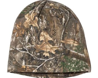 Licensed Camo Cuffed Realtree Edge Mossy Oak 8" Winter Beanie Gift