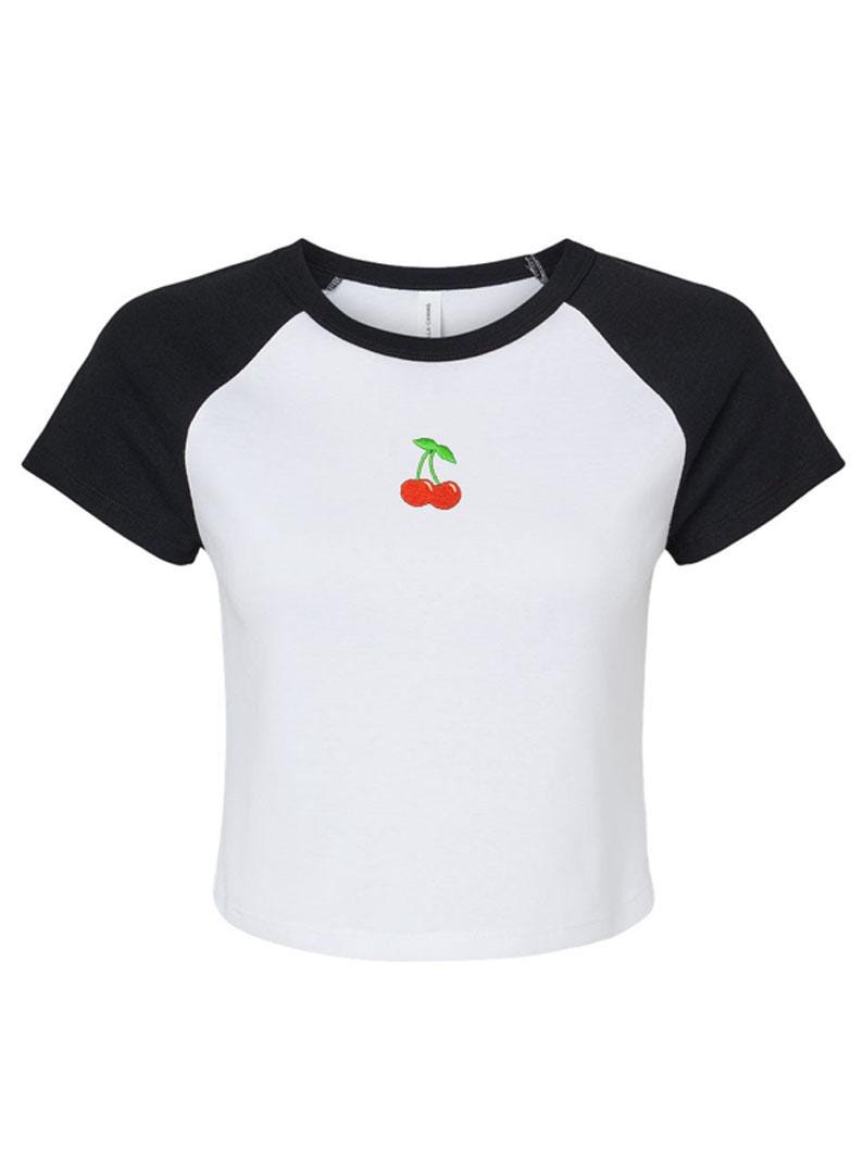 ★KIRSH★ Cherry Basic Turtleneck T-Shirt Dark Blue チェリーベーシックタートルネックTシャツ【ダークブルー】