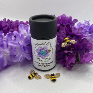 Peppy Peppermint Foot Balm, Organic Beeswax Solution