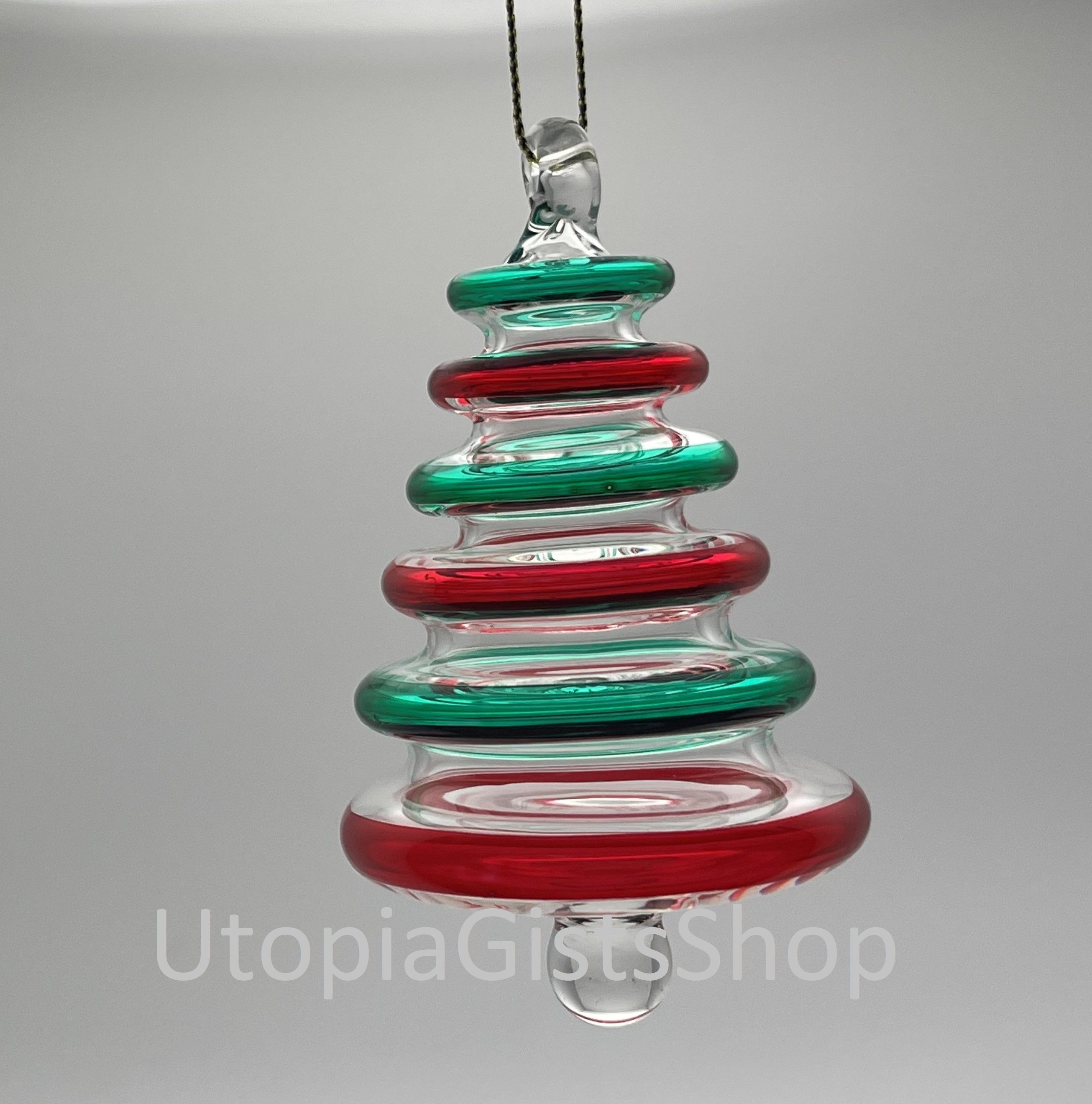 Blown Glass Handmade Christmas Tree Ornaments hand Painted - Etsy