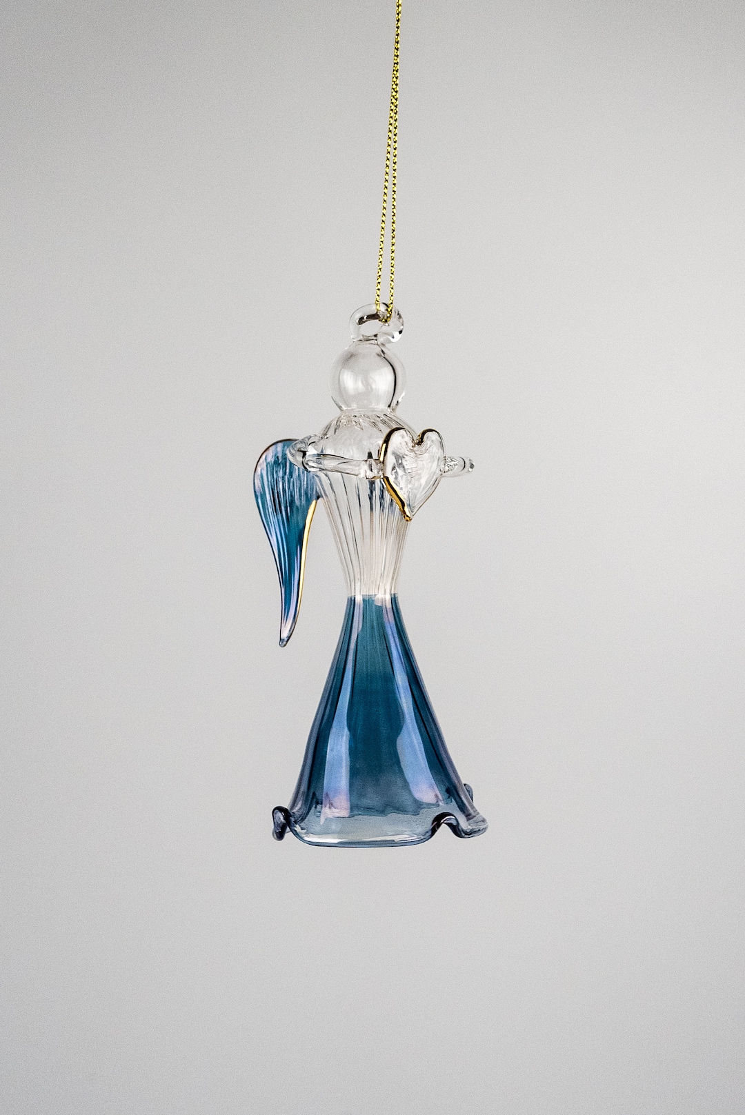 Hand Made Blown Glass Beautiful Loving Angel Christmas Ornament - Etsy