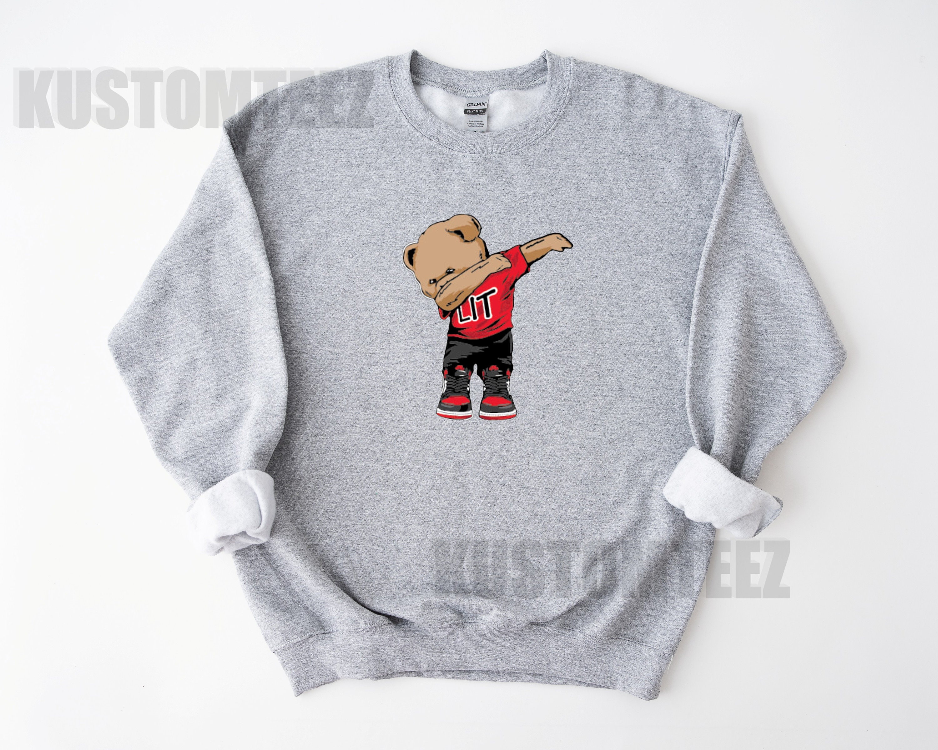 Cute Dabbing Teddy Bear Shirt Dab Funny Lit Streetwear T shirt Pop Culture Unisex Sweatshirt Boys Girls Youth T shirt Etsy