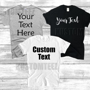 Personalized T-shirt, Custom Shirts,Custom Unisex Shirts,Custom Printing,Custom Shirt for Women, Custom Shirt for Men ,Your own logo