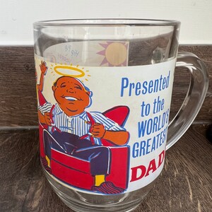Vaso de cerveza vintage, El mejor papá del mundo, Cerámica del Príncipe Guillermo