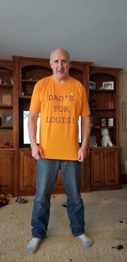 Lids St. Louis Blues Fanatics Branded #1 Dad Long Sleeve T-Shirt