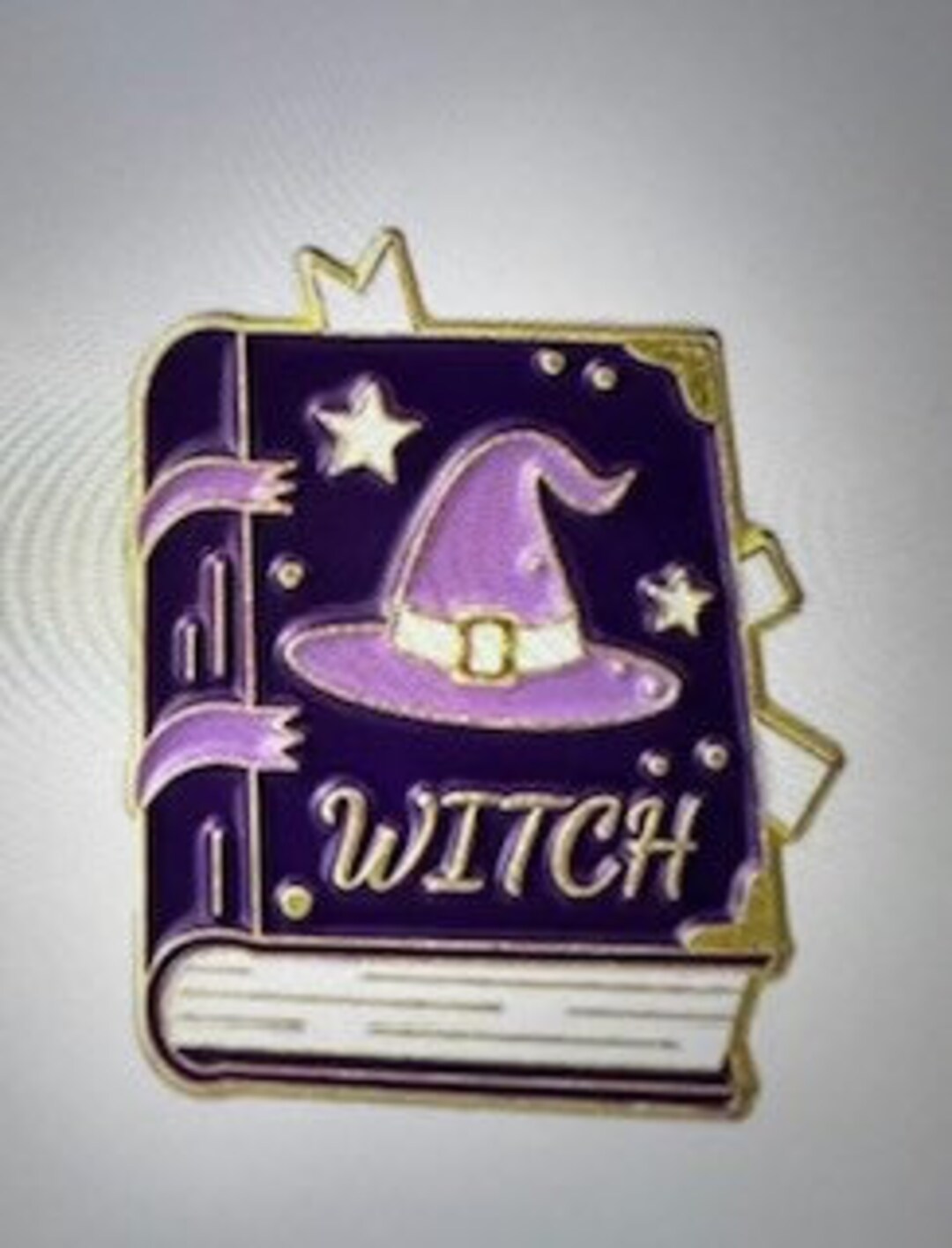 Witches Book of Spells Pin - Etsy