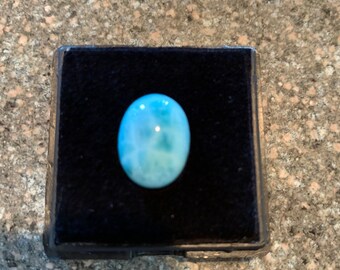 Larimar Oval Cabachon