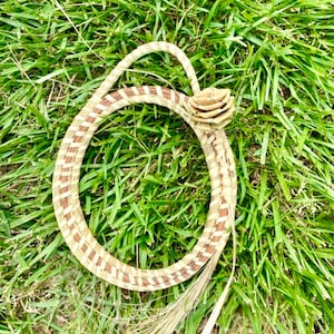 Gullah | Low-Country | Sweetwater| Bread Basket | Bread Bowl | Coil | Wreath | Sweetgrass Wreath | Sweetgrass Single Palmetto Rose Wreath
