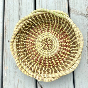 Gullah | Low-Country | Sweetwater| Coil | Sweetgrass Braided Bowl Basket| Sweetgrass Braided Fanner