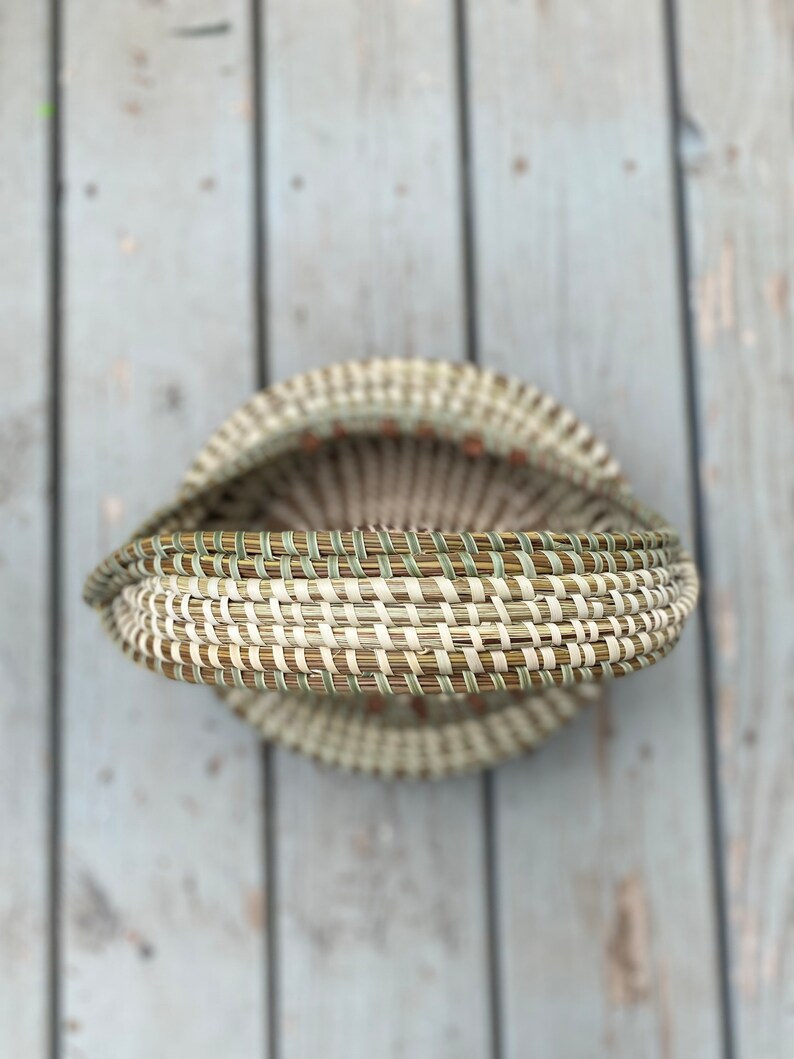 Flower Girl Basket Gullah Lowcountry Sweetwater Handle Basket Picnic