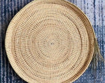 Marsh Basket | Lowcountry Baskets | Sea Water Basket | Gullah Basket | Sweet Water Baskets| XXL Sweetgrass Gullah Circle Fanner