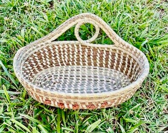 Gullah | Low-Country | Sweetwater| Bread Basket | Bread Bowl | Coil | Sweetgrass Single Loop Bread Basket