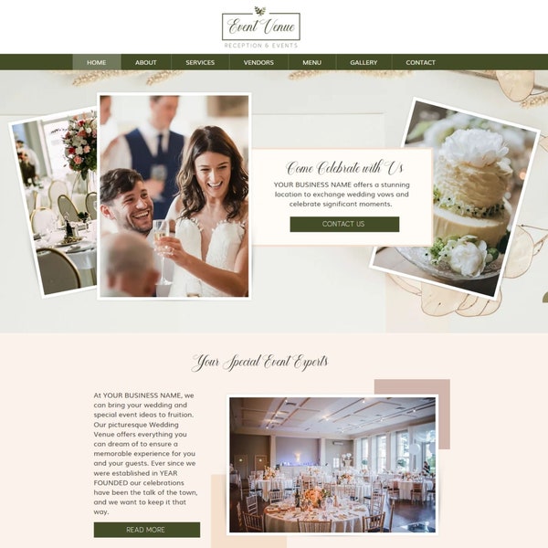 Wix Template Etsy