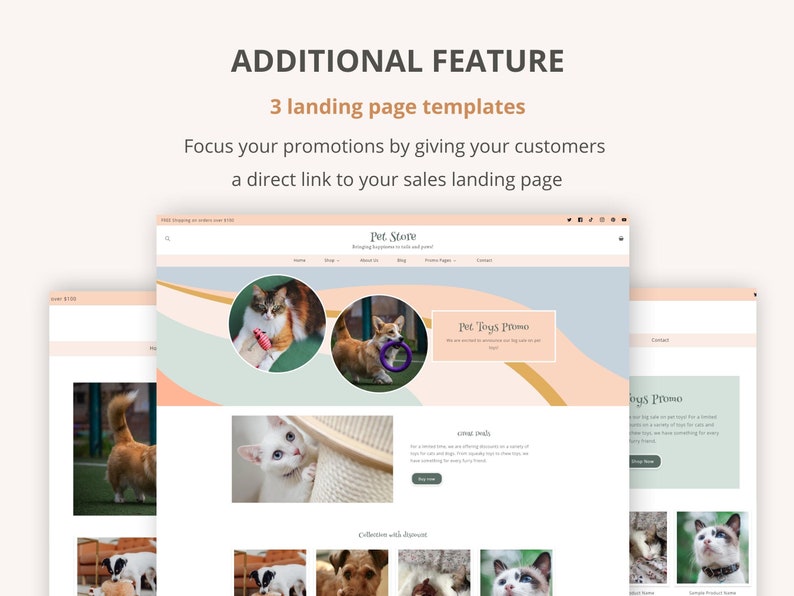 Pets Shopify Theme | Pet Store Shopify Template | Website Design ...