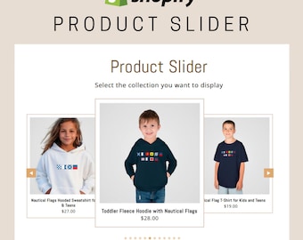 Shopify Product Slider, Featured Collection Slider for Shopify, Shopify Slider, Shopify Section Code, Easy to Install on any Shopify Theme